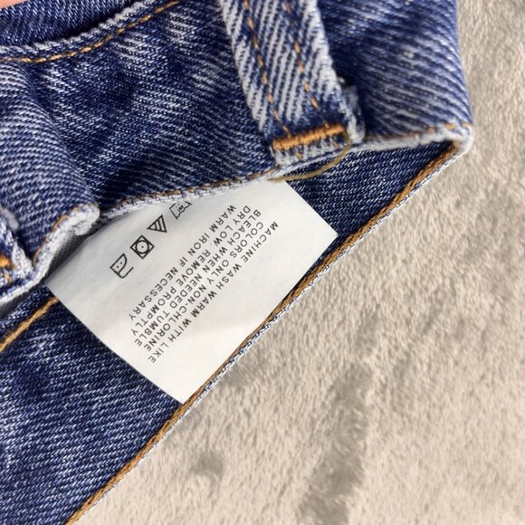 Diamond Gusset Jeans Mens 38x30 Blue Regular Fit Denim Made USA Workwear Classic - Picture 13 of 16